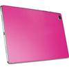 Skinit Decal Tablet Skin Compatible with Galaxy Tab A7 (2021) - Pink Carbon Fiber Specialty Texture Material Design view 3