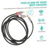 OSALADI Audio Cable Splitter for Home Theater and Mobile Devices Sleek Design Compatibility view 4