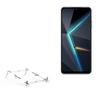 BoxWave Stand and Mount Compatible with ZTE Nubia Neo - Pocket Aluminum Stand 3-in-1, Portable Multi Angle Viewing Riser - Metallic Silver view 1