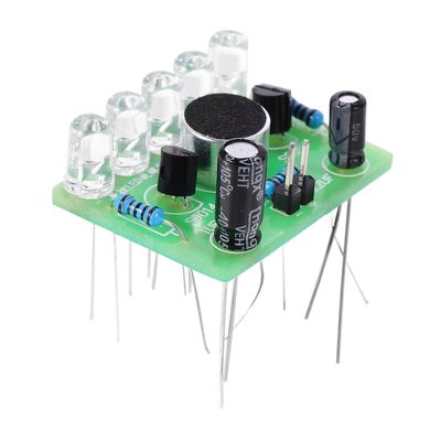 KICHOUSE 3v Voice Control Led Lamp Module for DIY Projects Music-Responsive Flashing Light Led Lights PCB Material Compact Design