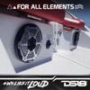 DS18 Hydro NXL-6M/BK - High End Mesh Grill Coaxial Speaker Pair - 2-Way Car Speaker with Integrated RGB Lights - 300 Watt Car Audio System - Water Resistant Speakers - 6 Inches, Black (Renewed) view 4