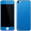 Skinit Decal MP3 Player Skin Compatible with iPod Touch (5th Gen&2012) - Blue Carbon Fiber Specialty Texture Material Design view 1
