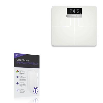 BoxWave Screen Protector Compatible with Garmin Index Smart Scale - ClearTouch ImpactShield (2-Pack), Impenetrable Screen Protector Flexible Film