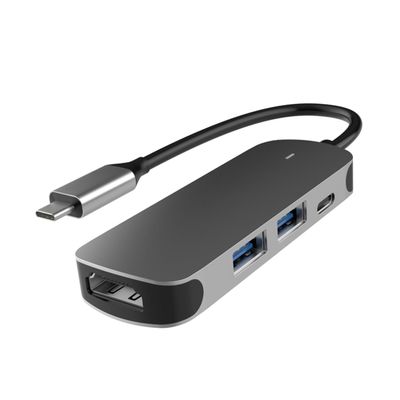 OSALADI Type Multifunction Hub Adapter Card Reader Converter for Laptops Lightweight Design USB Ports for and Other Devices