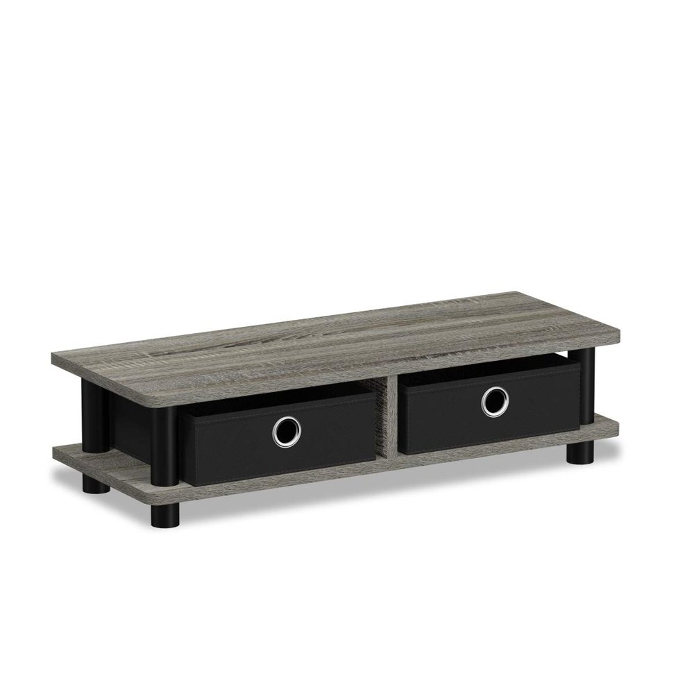 212 Main 17099GYW-BK Turn-N-Tube Monitor Stand French Oak Grey & Black