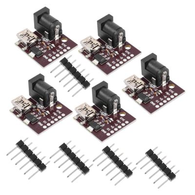 Uonlytech 5pcs Digital Power Module USB Power Supply Module Board Easy Install for Phone Charger