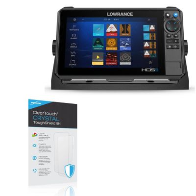 BoxWave Screen Protector Compatible with Lowrance HDS PRO 9 - ClearTouch Crystal ToughShield 9H (2-Pack), Clear 9H Tough Flexible Film Screen Protector