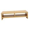 OSALADI 1pc Computer Monitor Stand Riser Type Storage Organizer Desk Organizer for Office Natural view 1