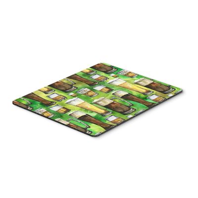 Irish Beers Mouse Pad Hot Pad or Trivet
