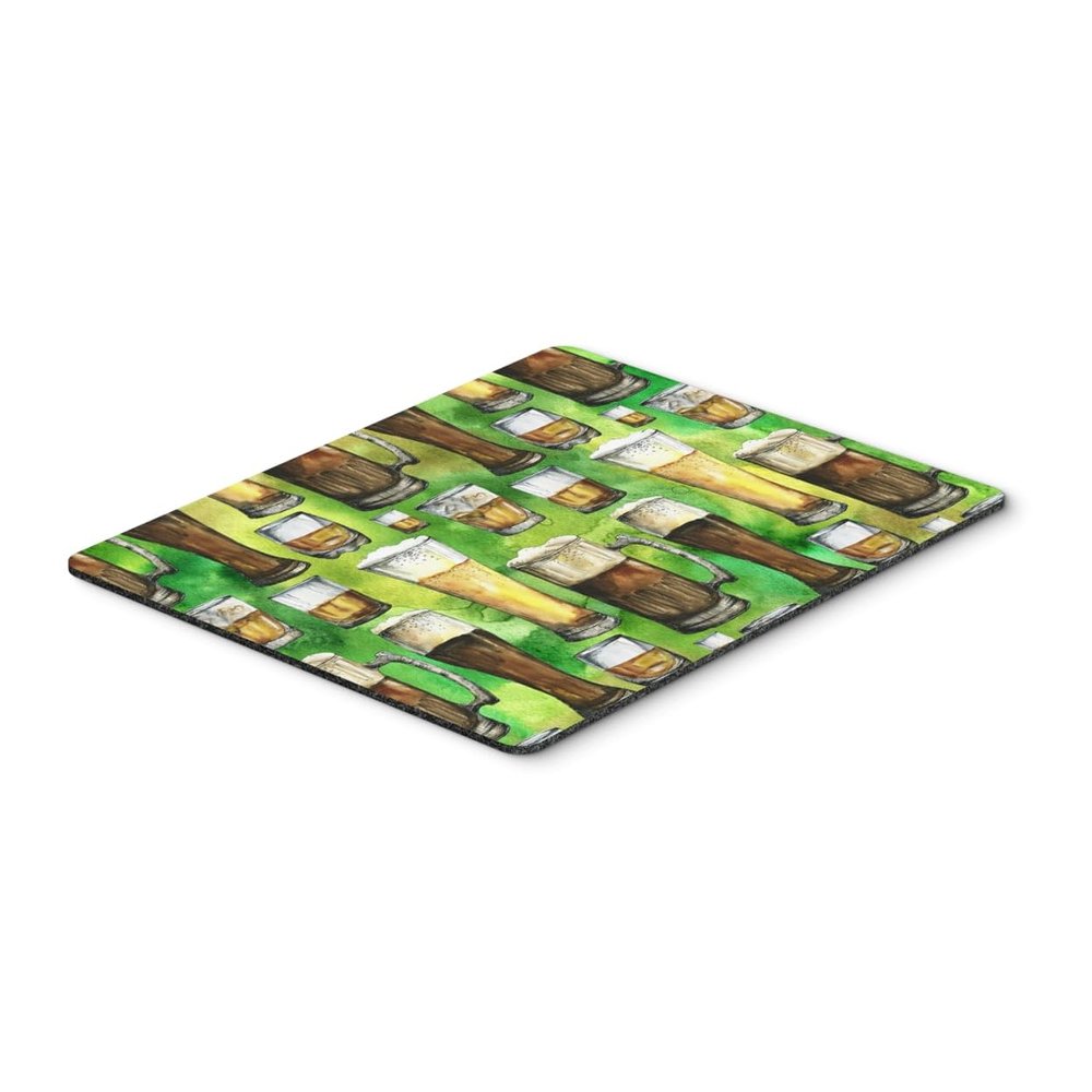 Irish Beers Mouse Pad Hot Pad or Trivet