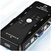 Uonlytech Port USB Mouse Keyboard Splitter for and Printer Sharing High Definition for Multiple Computers Compact Design for Efficient Workstation Use view 3