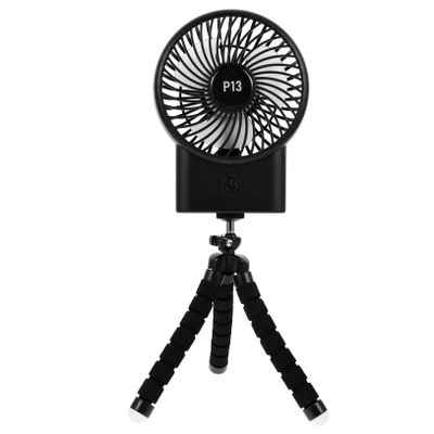 ETHZZLE Rechargeable Handheld Silent Fan Speeds Portable Clip Stroller Fan for Outdoor Activities Travel and Home Use