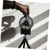 ETHZZLE Rechargeable Handheld Silent Fan Speeds Portable Clip Stroller Fan for Outdoor Activities Travel and Home Use view 2