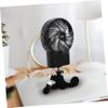 ETHZZLE Rechargeable Handheld Silent Fan Speeds Portable Clip Stroller Fan for Outdoor Activities Travel and Home Use view 4