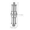 ARTIBETTER 6pcs Light Stand Screw to Thread Screw Adapter Camera Adapter Converter view 3