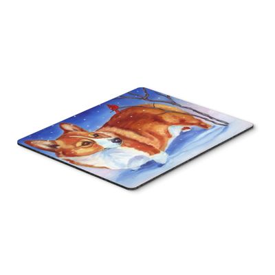 Corgi Cardinal Buddy Mouse Pad Hot Pad or Trivet