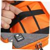 OSALADI Electronic Organizer Bag for Travel USB Cable Pouch Compact Lightweight Grey view 4