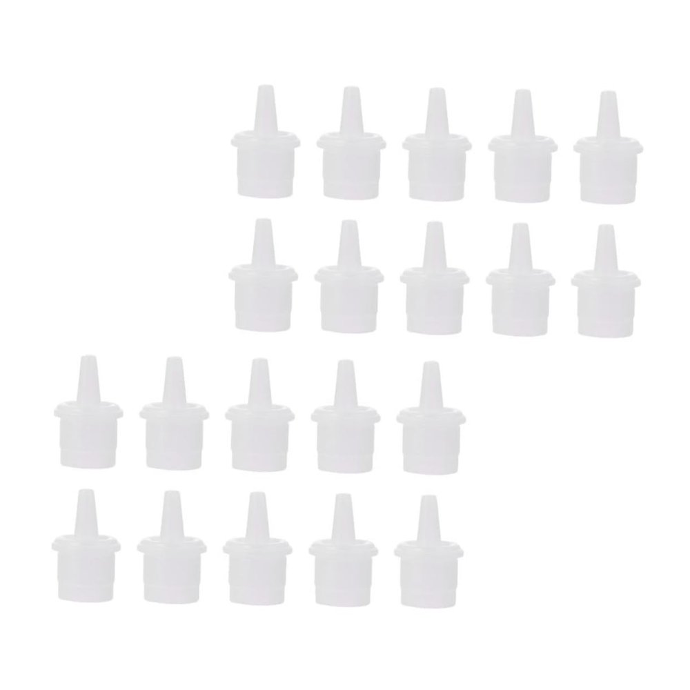 minkissy 60pcs Eyelash Grafting Bottle Plugs Durable Caps for Eyelash Glue Bottles Prevents Glue Spillage for Extensions and Makeup Applications