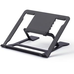 Height-Adjustable Laptop Stand Black