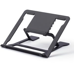 Height-Adjustable Laptop Stand Black