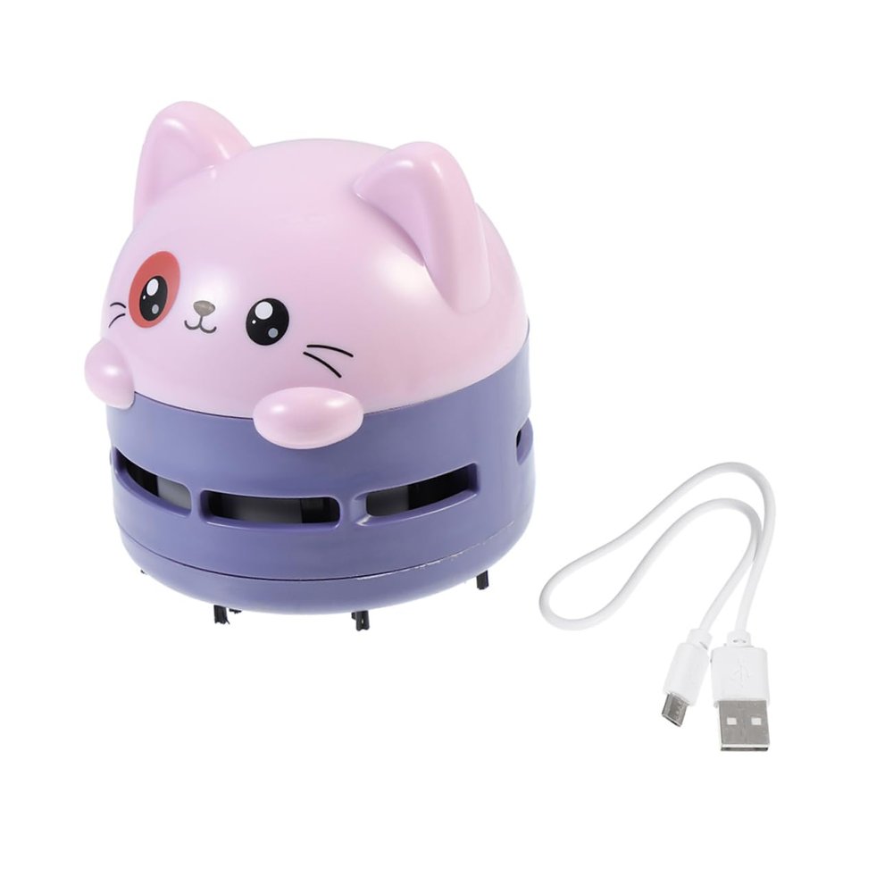 Uonlytech Portable Desk Vacuum Mini Handheld Vacuum Cleaner for Office Computer Car Long Battery Life