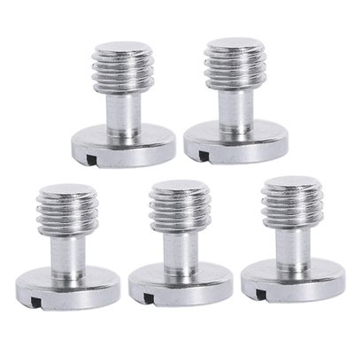 OSALADI 5pcs Camera Mounting Screws Durable Replacement Parts for Tripods and Quick Release Plates for Photographers and Videographers