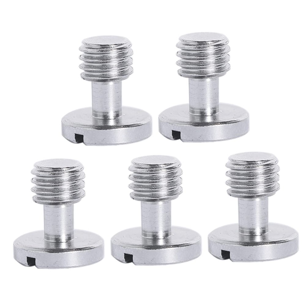 OSALADI 5pcs Camera Mounting Screws Durable Replacement Parts for Tripods and Quick Release Plates for Photographers and Videographers