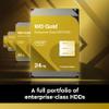 Western Digital 8TB WD Gold Enterprise Class Internal Hard Drive - 7200 RPM Class, SATA 6 Gb/s, 256 MB Cache, 3.5" - WD8005FRYZ view 3