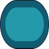 212 Main All Around Oval Classroom Carpet Teal - 5 ft. 4 in. x 7 ft. 8 in., BA3007077 view 1