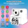 Kids Camera Instant Print, Gifts for Kids Age 3-12, Selfie HD Digital Camera with 1080P Videos, Toddler Portable Travel Toy for 3 4 5 6 7 8 9 20 Year Old Boys and Girls, 32GB SD Card view 2