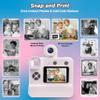 Kids Camera Instant Print, Gifts for Kids Age 3-12, Selfie HD Digital Camera with 1080P Videos, Toddler Portable Travel Toy for 3 4 5 6 7 8 9 20 Year Old Boys and Girls, 32GB SD Card view 3