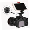 OSALADI Flash Hot Shoe Mount Adapter 4pcs Aluminum Alloy Camera Mount Dual Layer 1/4 Screw Holes Easy to Install and Lock view 3