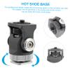 Uonlytech Universal Head for Camera Phone Flash 1/4'' Hot Shoe Mount Swivel Base for Flexible Positioning view 2