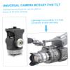 Uonlytech Universal Head for Camera Phone Flash 1/4'' Hot Shoe Mount Swivel Base for Flexible Positioning view 4