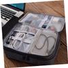 ETHZZLE 3 Cables Storage Pouch Waterproof Cases Cable Organizer Bag Zippered Tote Accessories Case Small Waterproof Case Waterproof Tote Travel Earphone Charger view 3