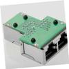 OSALADI Ethernet Splitter Adapter Durable Plastic Network Splitter Easy to Use Connector for Dual Computer Sharing for Use view 4