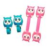 ARTIBETTER Cute Owl Design Cable Ties Cord Organizer Wire Wrap Headset Winder Cable Manager 10pcs Easy to Install for Home Random Color view 1