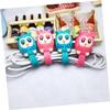 ARTIBETTER Cute Owl Design Cable Ties Cord Organizer Wire Wrap Headset Winder Cable Manager 10pcs Easy to Install for Home Random Color view 4