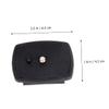 Uonlytech Tripod Quick Release Plate -Skid Camera Mount Adapter for Swapping and Quick Release Platform for Tripods view 3