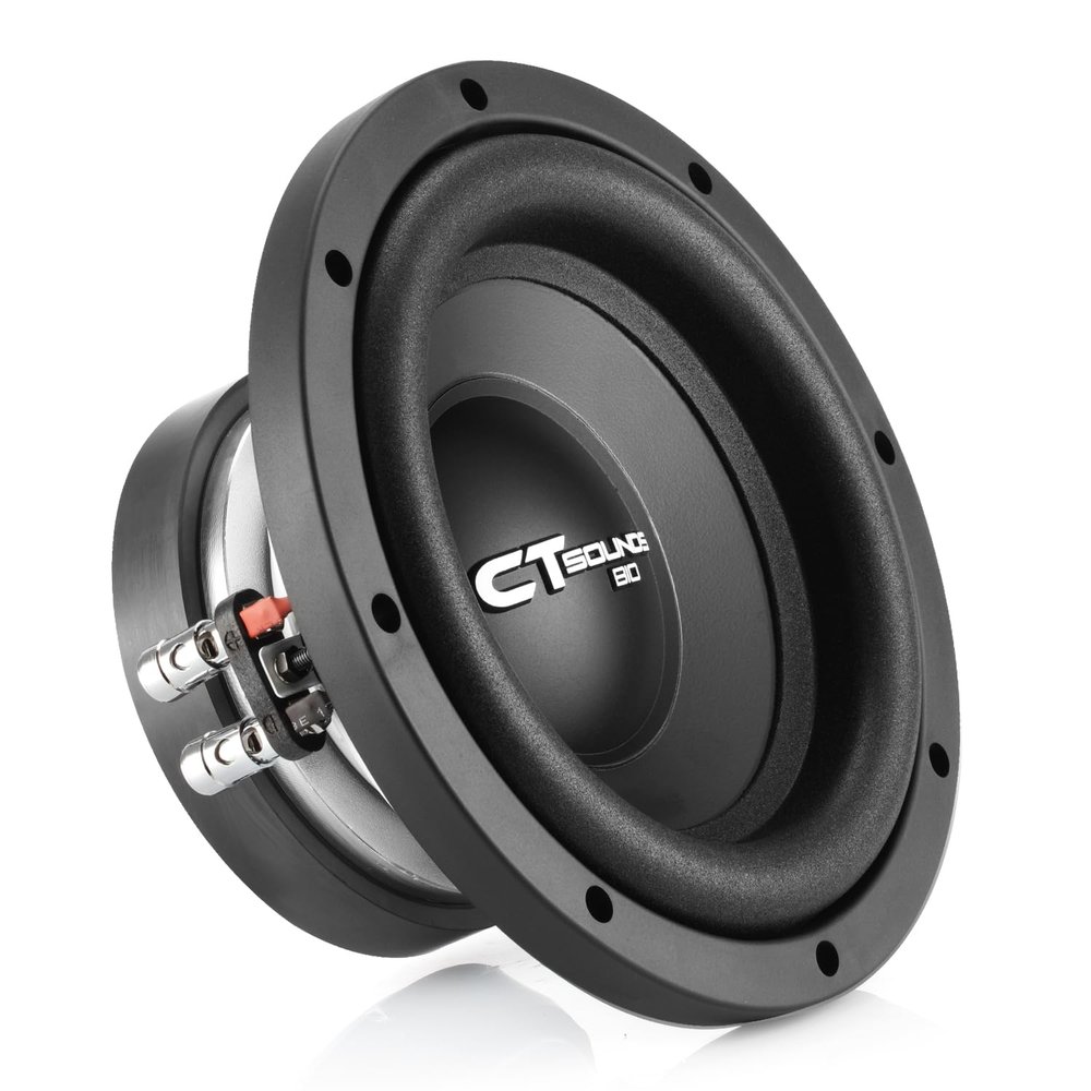 CT Sounds Bio 8 600-Watt Dual 4-Ohm Car Subwoofer