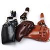 Genuine Leather Hairdresser Tool Waist Bag for Salon Tool Organization view 4