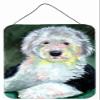Old English Sheepdog Aluminium Metal Wall Or Door Hanging Prints view 1