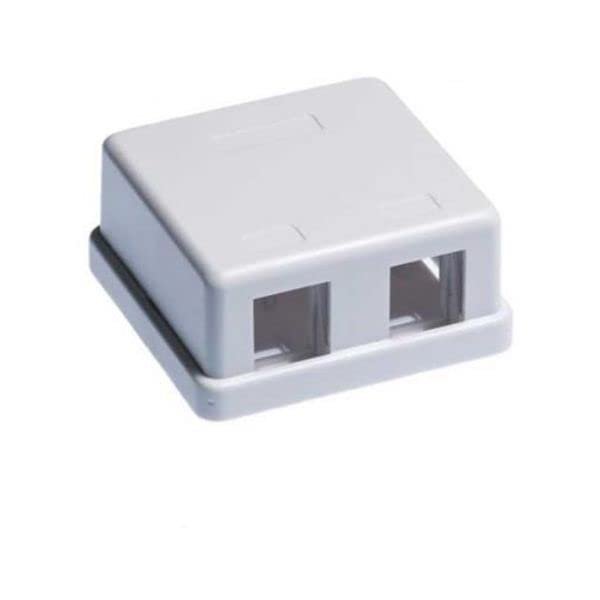 SMB-2WH-S Surface Box 2 Port White