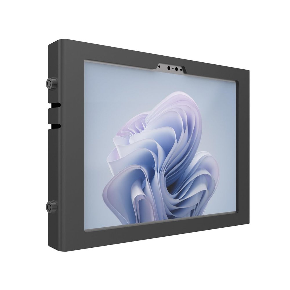Compulocks Surface Pro 811 Apex Enclosure Wall Mount, Heavy Duty Secure and Stylish Tablet Mounting Solution with Lockable Design Ideal for Home, Office, Schools, and Hospitals - Black