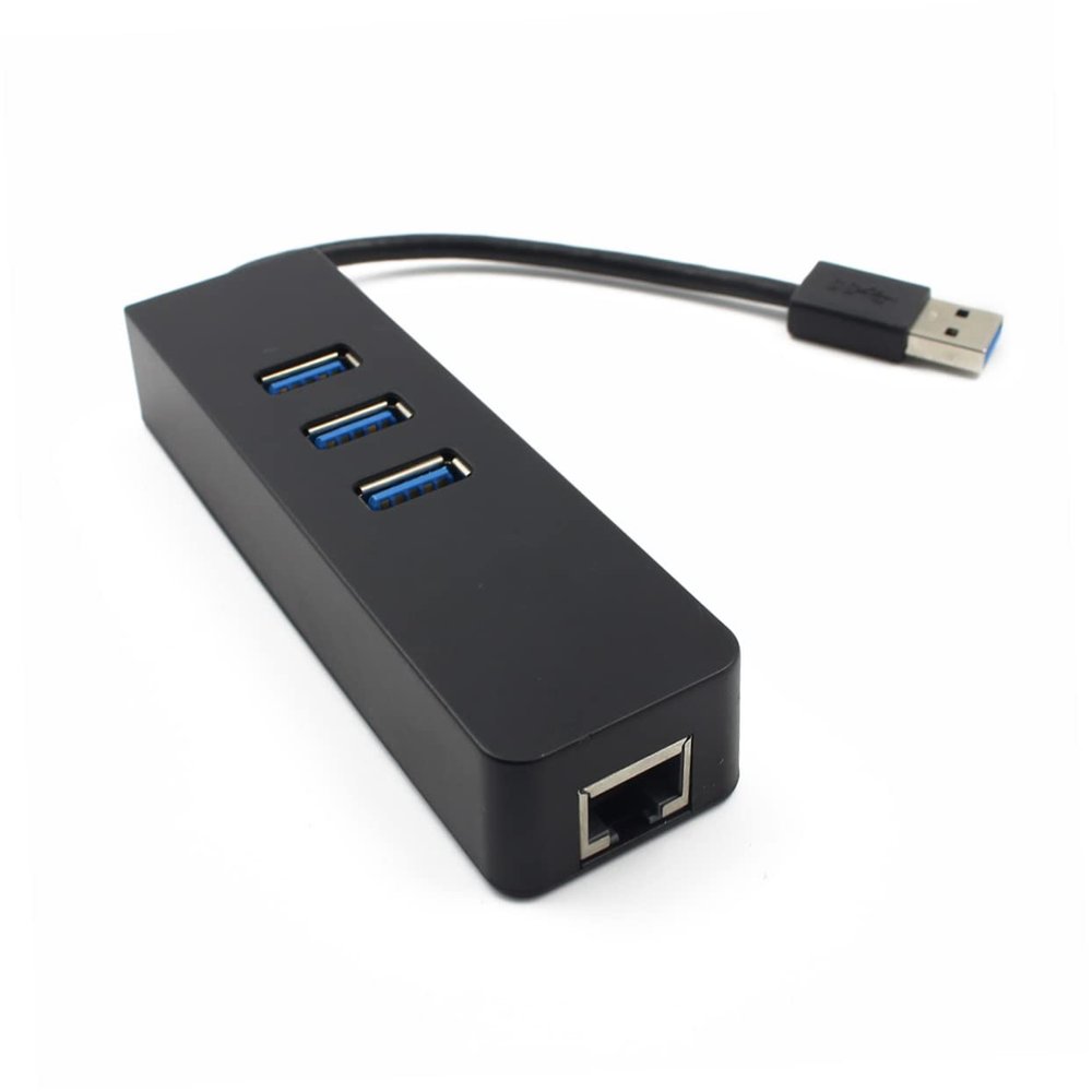 Uonlytech USB Hub Ports and Mbps Ethernet Adapter Compatible Pc and Laptop Hot Swappable Supports Ieee Energy Efficient Networking
