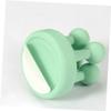 OSALADI 4pcs Silicone Cable Cord Organizer Clips Strong Adhesive Wall Hooks for Home Office Flexible Cable Management for USB and Audio Cords Mint Green Lotus view 4