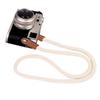Uonlytech Camera Strap Comfortable Cotton Camera Lanyard for Neck Shoulder Slip Design for Women and Men Long Beige view 2