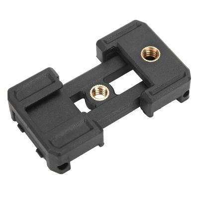 ASHATA Phone Holder with Hot Shoe, Portable Double Hole E Type Clip, Foldable Design, Non Slip Footpad, Extensible with Hot Shoe, for Tripod, Lamp Holder, ASHATAckypiwo0dx