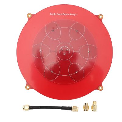 5.8Ghz Triple Feed Patch Antenna, High-Performance Fixed Wing Aerial, Circular Polarized PCB Flat Panel Array for Drones, UAVs, Model Aircraft