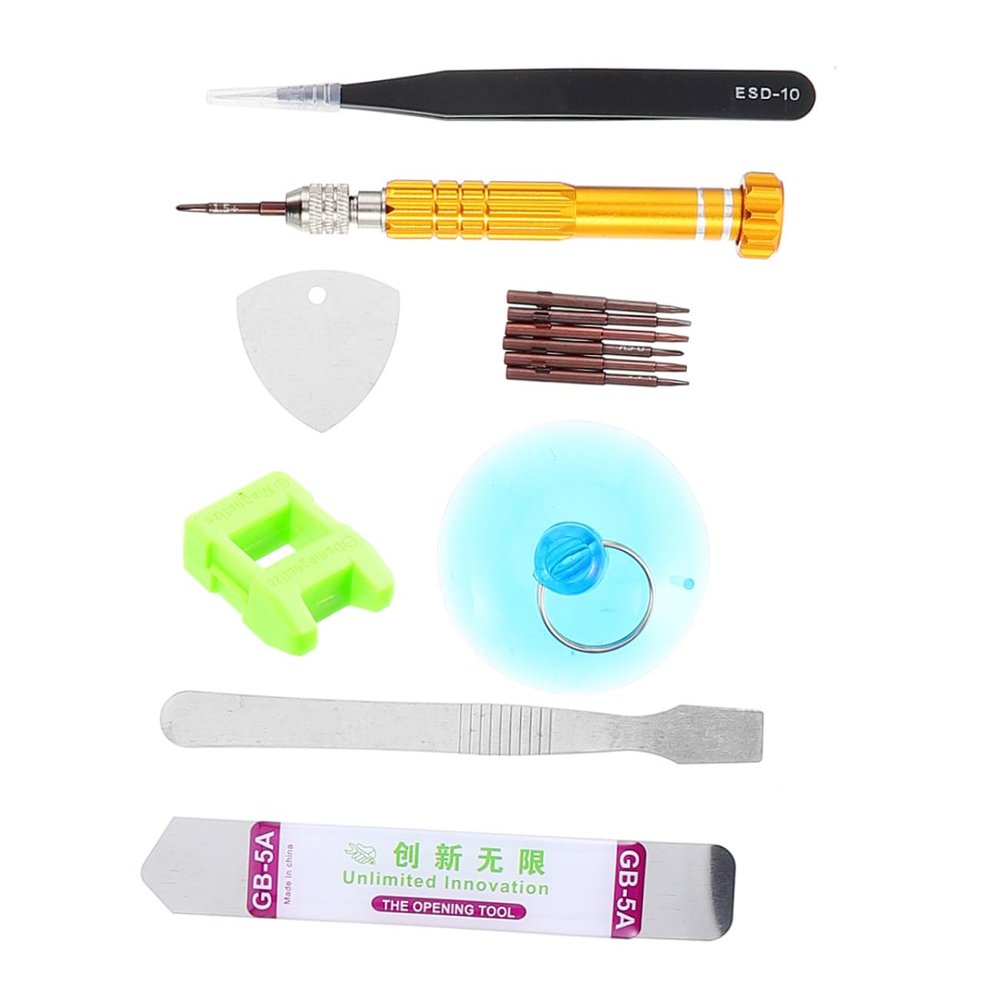 DirectNine Basics 13pcs Mobile Tool Kit Screwdriver Set Pry Tools for Lightweight Portable Multi-function Electronics Random Colors